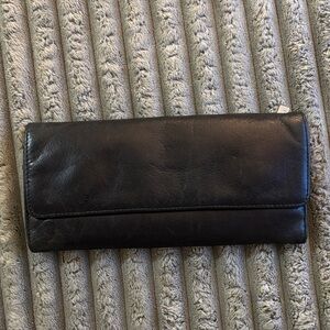 HOBO Black Leather Wallet